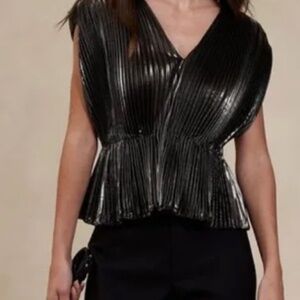 NWT Banana Republic Metallic Top